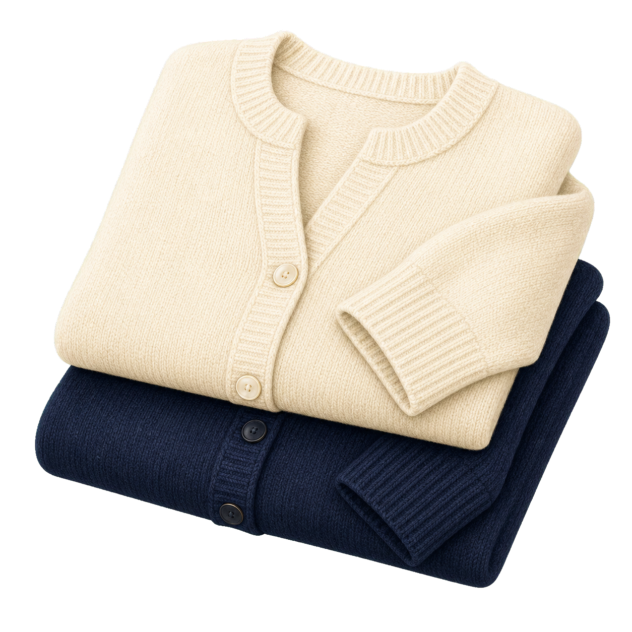 Fine-Knit Cardigan