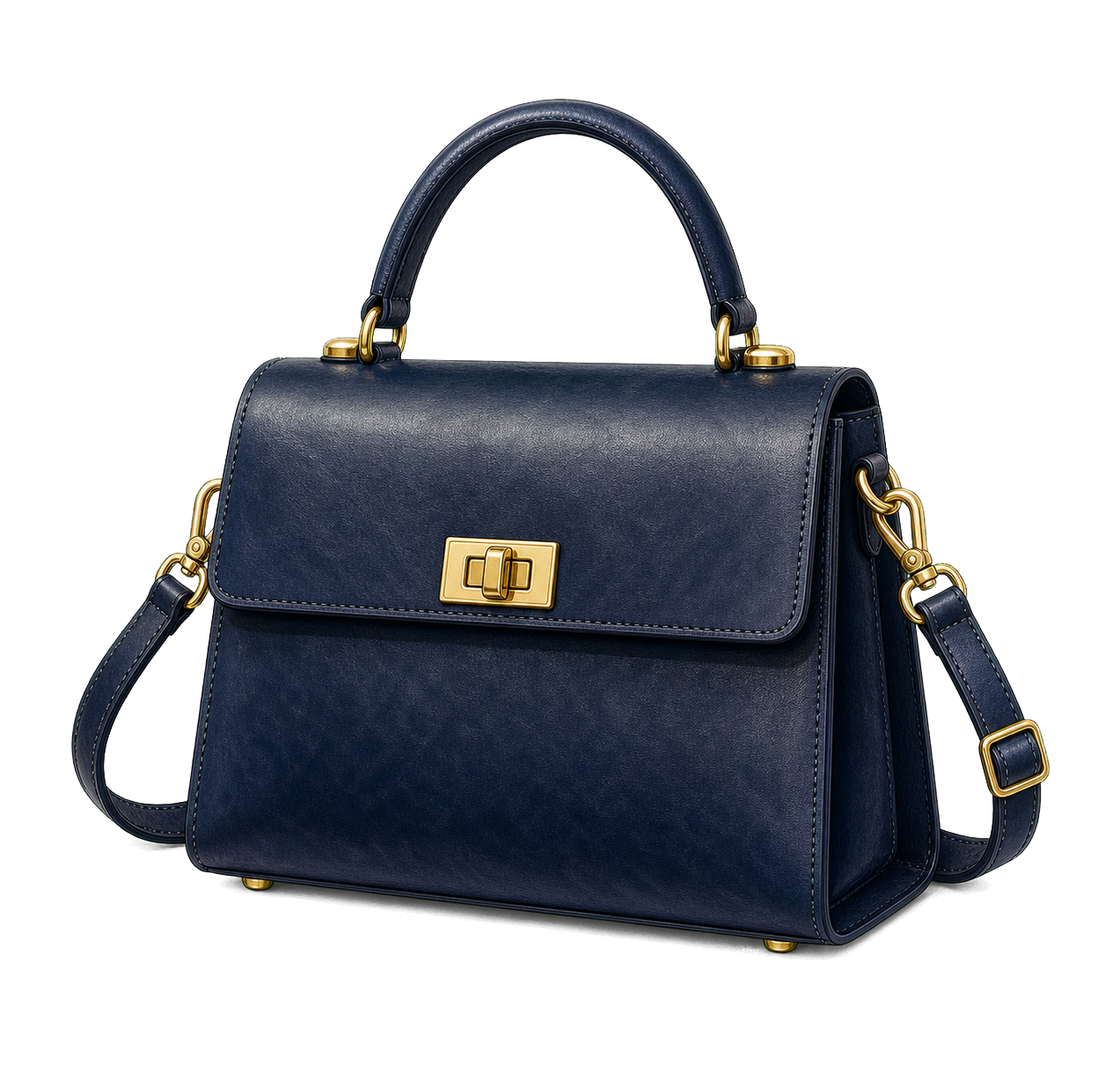 Structured Leather Bag