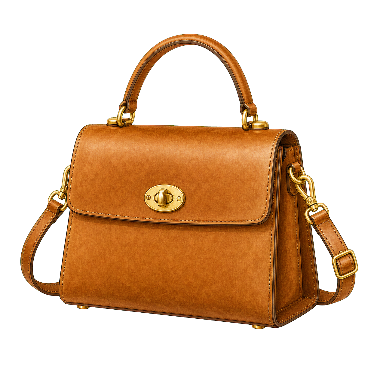 Structured Leather Bag